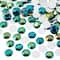 John Bead Acrylic Round Flat Back Rhinestones, 10mm